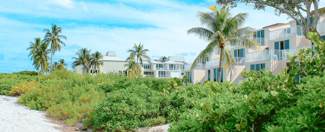 Condominios en la playa en Sanibel Island, Florida