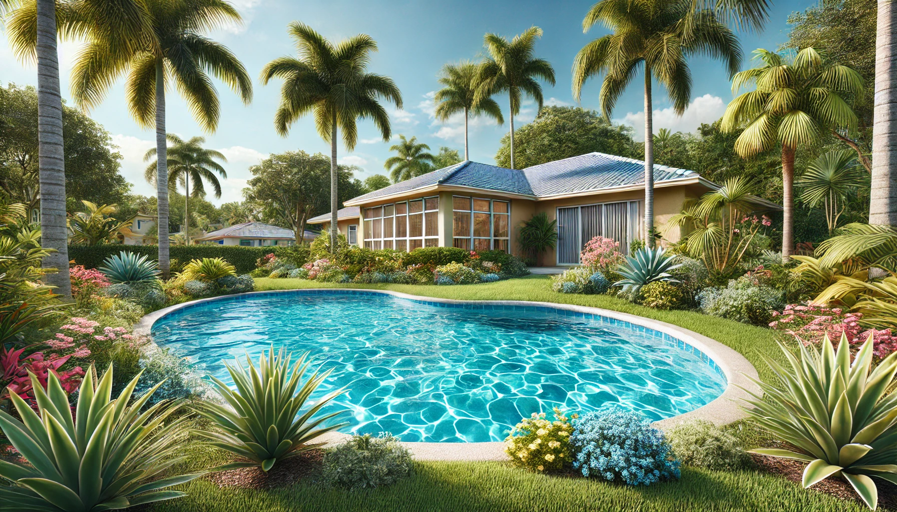 House with a Swimming Pool in Fort Myers, Florida