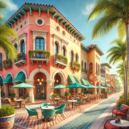 Shopping District in Cape Coral, Florida